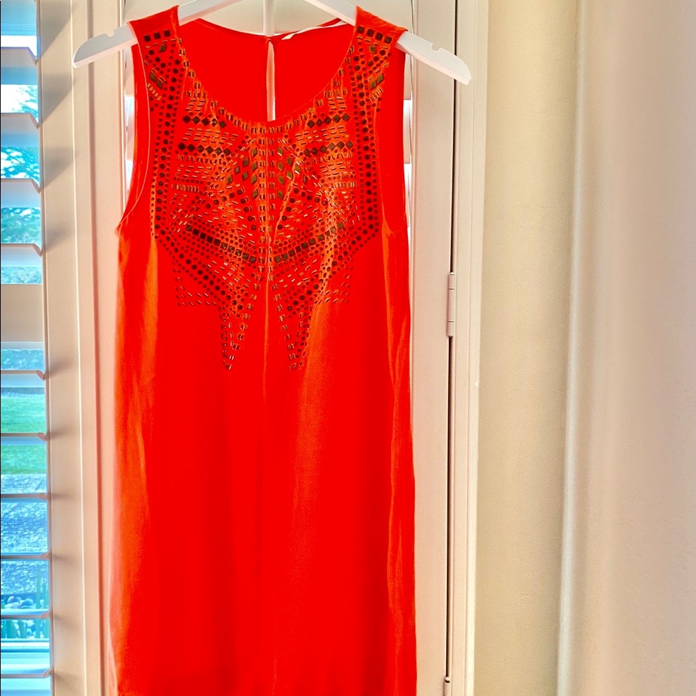 Cute Bright Orange Dress!